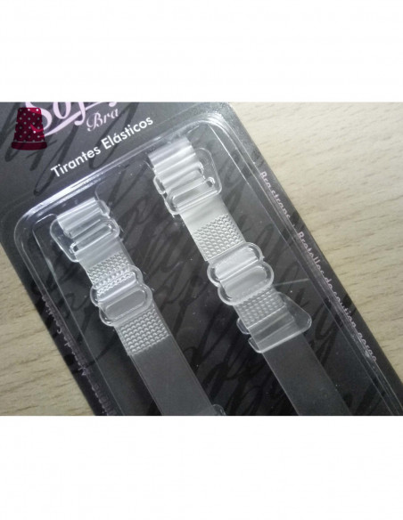 Tirante regulable de silicona (10mm) con hebilla transparente de Softy