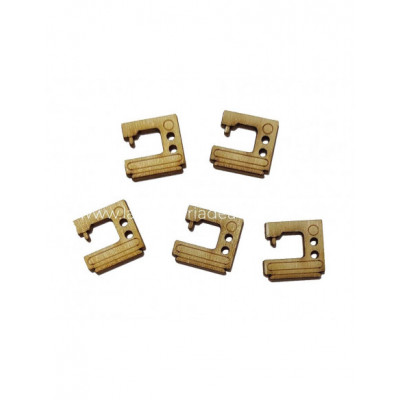 Botones madera Máquina de coser