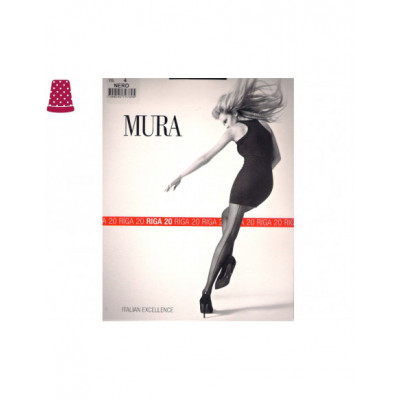 Panty fantasía 20 DEN costura trasera de Mura 2