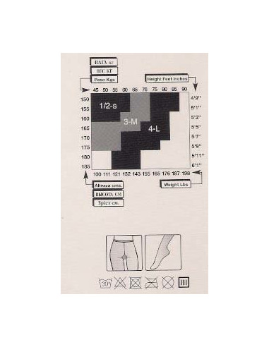 Panty fantasía 20 DEN costura trasera de Mura