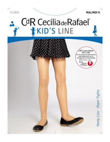 Panty transparente niña 15 DEN de Cecilia de...