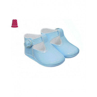 Zapatito de charol para bebé sin suela - varios colores 2