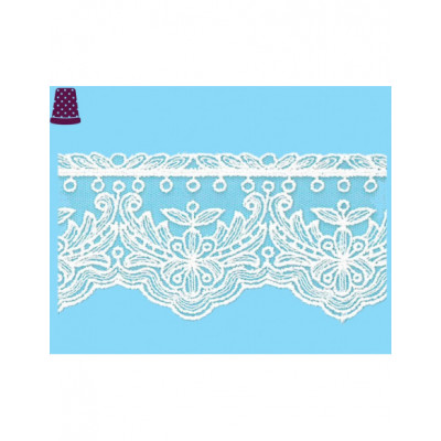 Encaje tul bordado (ancho 6cm) Venus