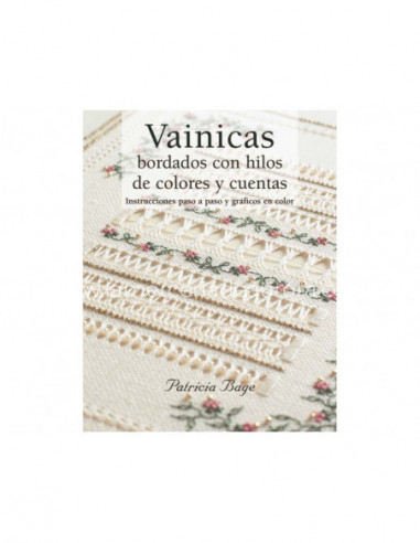 Vainicas bordados con hilos de colores y cuentas de Editorial Drac