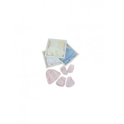 Conjunto natal, gorrito, manoplas y patucos de Duffi -...