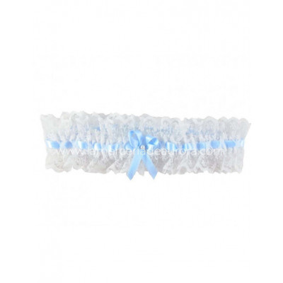 Liga novia de encaje - varios colores