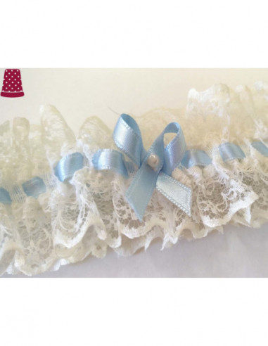 Liga novia de encaje - varios colores