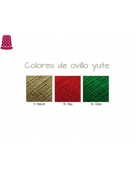 Ovillo cordón yute