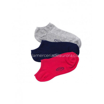 Calcetín mujer/junior invisible Ceci (3 pares) de Pompea