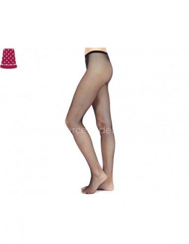 Panty red mujer (panty rejilla) de Pompea - 2...