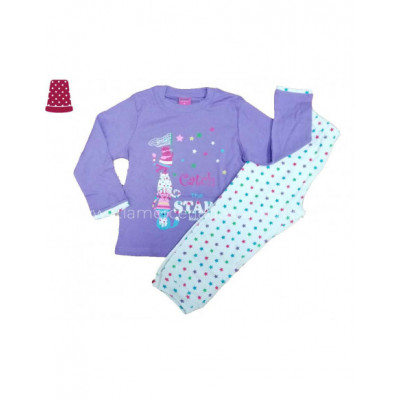 Pijama niña algodón interlock Catch the star de Kinanit