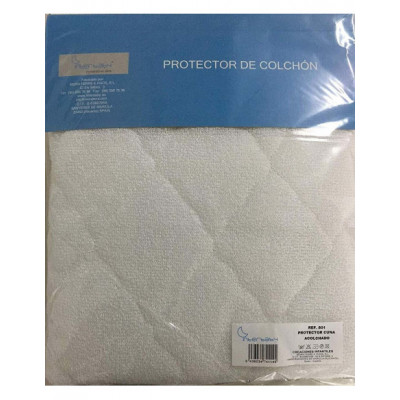 Protector impermeable acolchado cuna 801 de Interbaby 2
