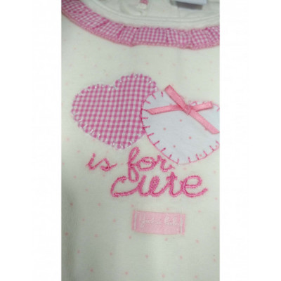 Pelele bebé niña invierno Is for cute de Yatsi 2