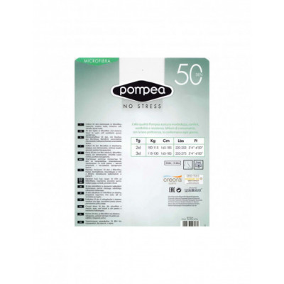 Panty Plus extra fit opaco negro 50 DEN de Pompea 2