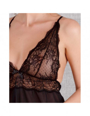 Picardías blonda + tanga Ileana de Demar