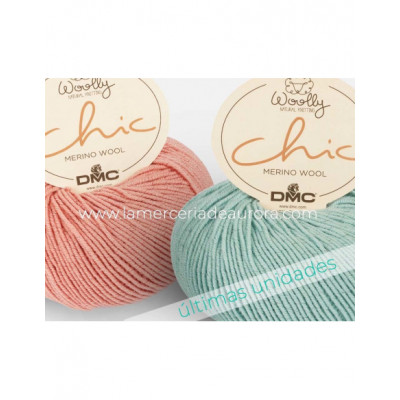 Lana Woolly Chic DMC - 10 colores