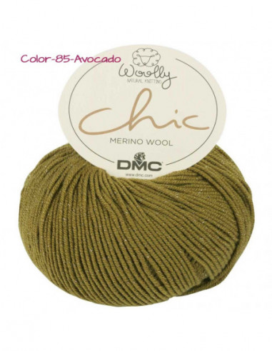 Lana Woolly Chic DMC - 10 colores