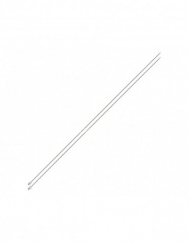Agujas tricotar de aluminio (60cms largo) de Pony - varias medidas