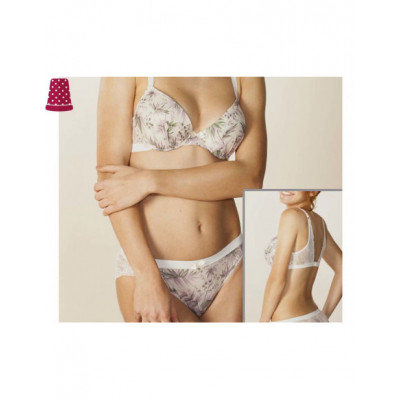 Conjunto fantasía flores malva de Mandarina Chic