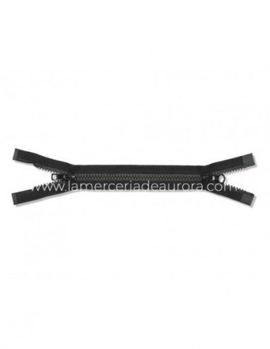 Cremallera doble cursor (malla 5) - varios colores