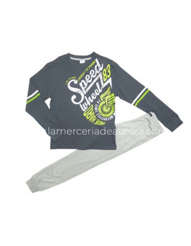 Pijama juvenil algodón interlock Speed de Tobogan