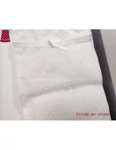 Conjunto Primera comunión niña perlé calado de...