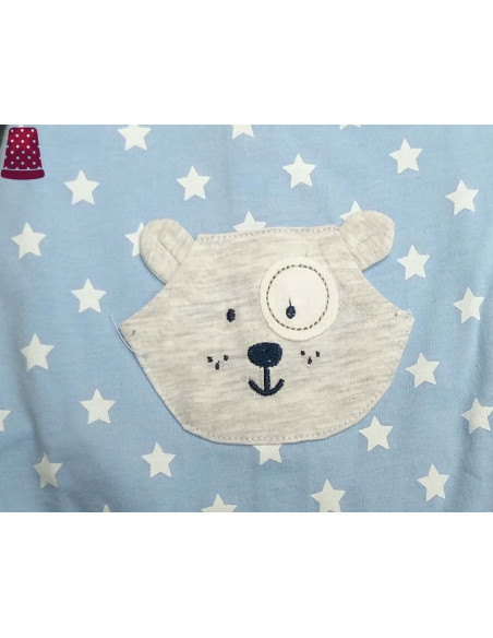 Pelele bebé niño Dog star entretiempo de Yatsi