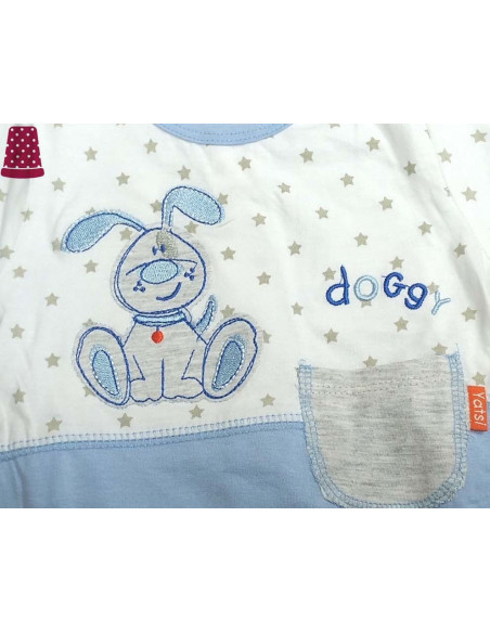 Pelele bebé niño Doggy entretiempo de Yatsi