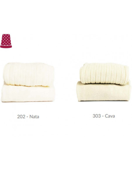 Calcetín ceremonia niña con cenefa relieve de Cóndor - varios colores