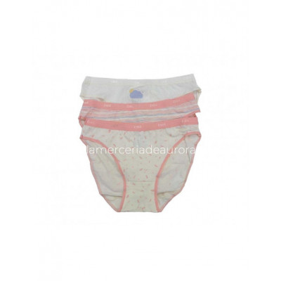 Braga bikini algodón Raining (pack 3 uds) de DIM
