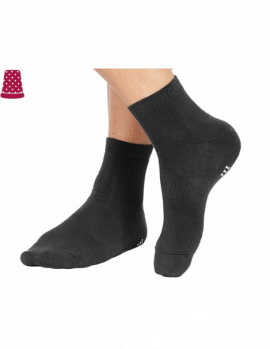 Calcetines deportivos para hombre (pack 3 pares) de Pompea - NEGRO