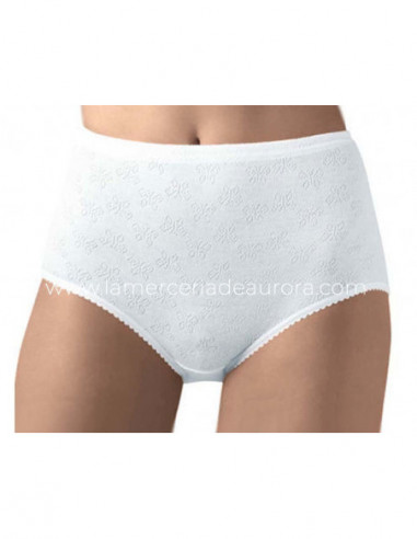 Braga clásica señora calada mariposas algodón...