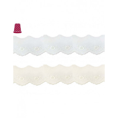 Bordado modelo Alida (ancho 4 cms) - varios colores