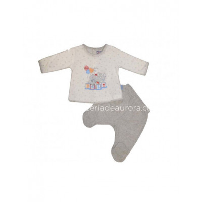 Conjunto bebé entretiempo Party baby de Yatsi