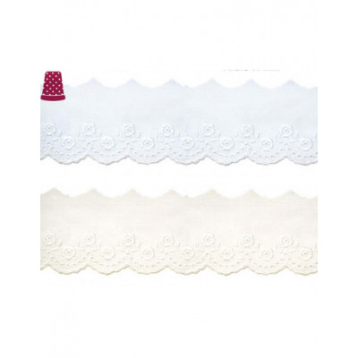 Bordado modelo Alida (ancho 6 cms) - varios colores