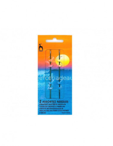 Aguja saquera/colchón (sobre 2 uds) de Pony -...