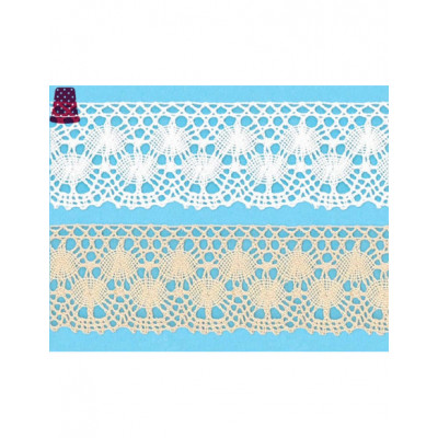 Encaje perlé (ancho 6cms) Tania - varios colores