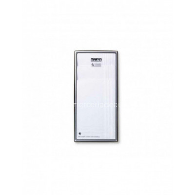 Pañuelos caballero blancos (estuche 6 unidades) de Marvin