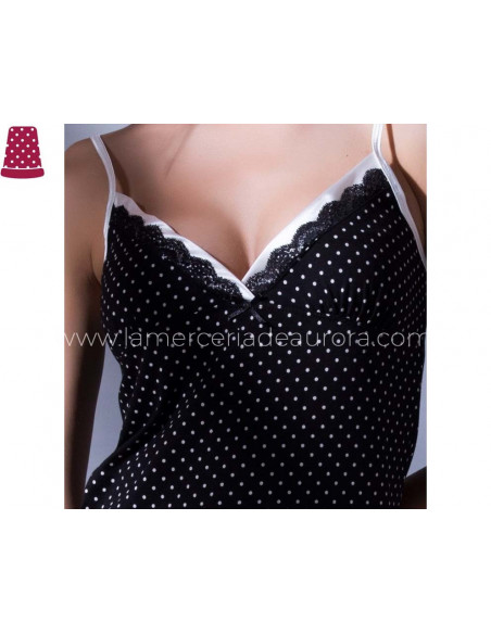 Camisón verano topitos de Admas