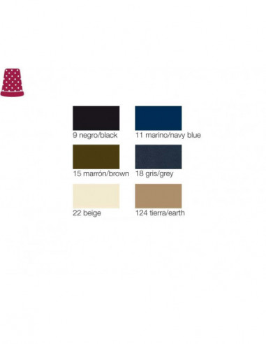 Calcetín caballero canalé 100% hilo Escocia 18...