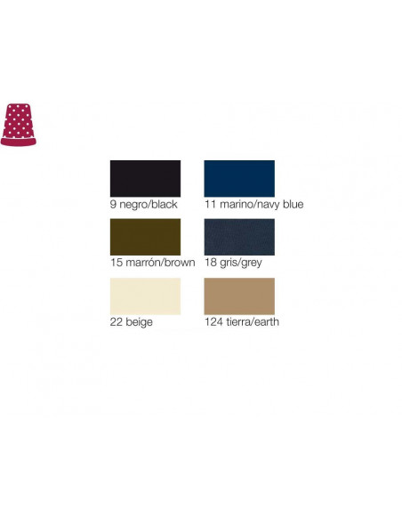 Calcetín caballero canalé 100% hilo Escocia 18 de Carlomagno - varios colores