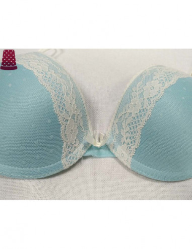 Conjunto braga y sujetador push-up copa B...