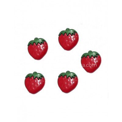 Botones fantasía Fresas de Dill