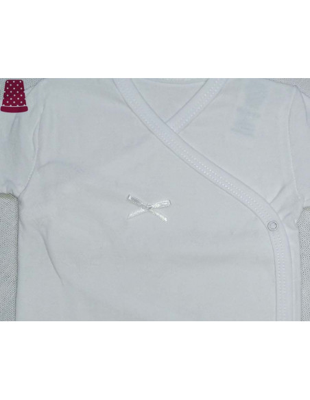 Body bebé cruzado manga corta Estrellitas de Calamaro - varios colores