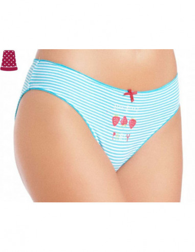 Bikini mujer algodón Fresas (pack 3 uds) de Kehat