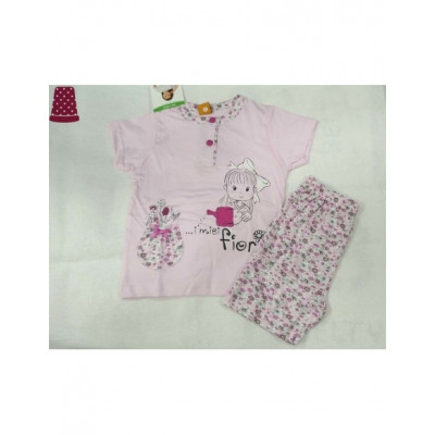 Pijama corto de verano niña Jardinera de Muslher - varios... 2