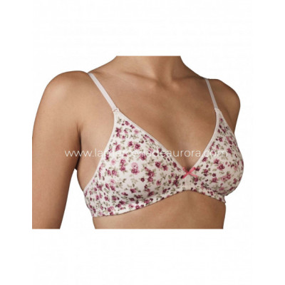 Sujetador juvenil Thais copa A sin aros sin relleno de...