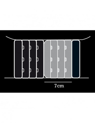 Extensor 3 corchetes ancho para sujetador de...