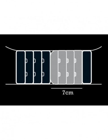 Extensor 2 corchetes ancho para sujetador de...
