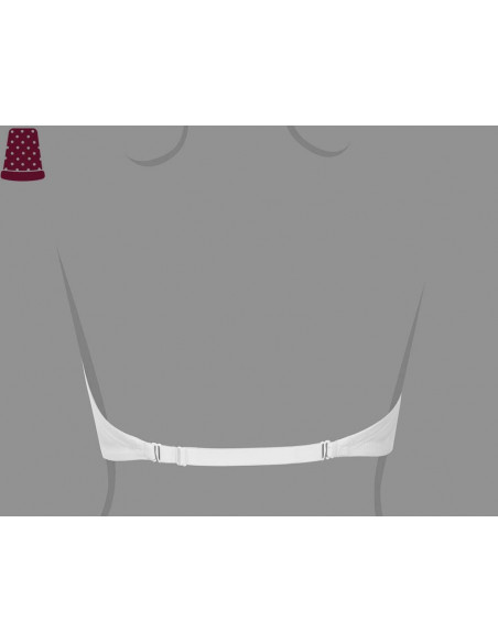 Sujetador Irene multiposiciones copa B con aros y relleno de Selene - 3 colores